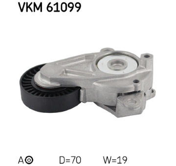 Napinák rebrovaného klinového remeňa SKF VKM 61099
