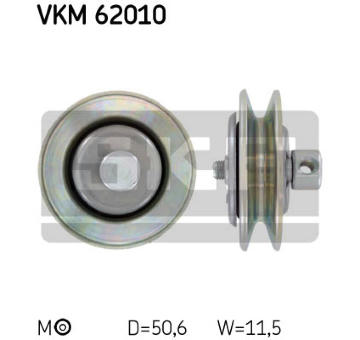 Napínací kladka, klínový řemen SKF VKM 62010