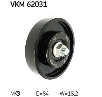 Napínák, žebrovaný klínový řemen SKF VKM 62031