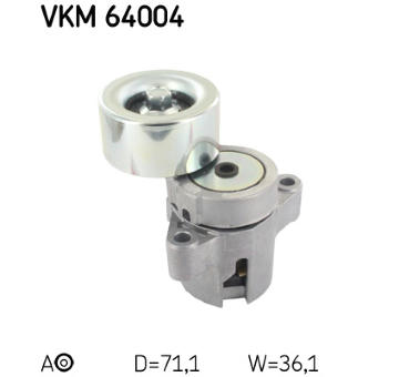 Napínák, žebrovaný klínový řemen SKF VKM 64004