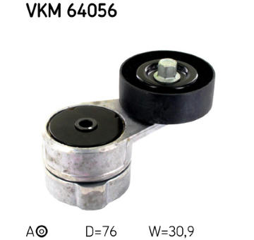 Napínák, žebrovaný klínový řemen SKF VKM 64056