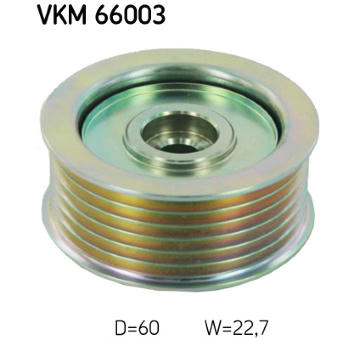 Vratná/vodicí kladka, klínový žebrový řemen SKF VKM 66003