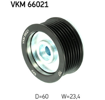Vratná/vodicí kladka, klínový žebrový řemen SKF VKM 66021