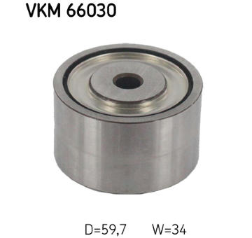Vratná/vodicí kladka, klínový žebrový řemen SKF VKM 66030