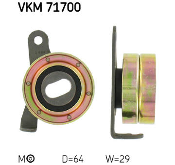 Napínací kladka, ozubený řemen SKF VKM 71700
