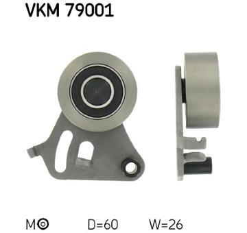 Napínací kladka, ozubený řemen SKF VKM 79001