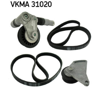 Ozubený klinový remeň - Sada SKF VKMA 31020