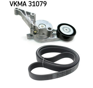 Sada žebrovaných klínových řemenů SKF VKMA 31079