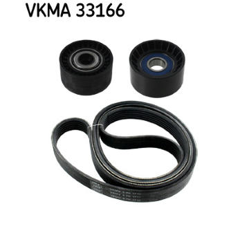 Sada žebrovaných klínových řemenů SKF VKMA 33166