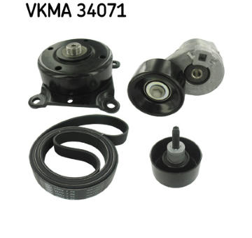 Sada žebrovaných klínových řemenů SKF VKMA 34071