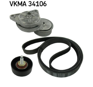 Sada žebrovaných klínových řemenů SKF VKMA 34106