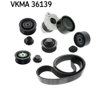 Sada žebrovaných klínových řemenů SKF VKMA 36139