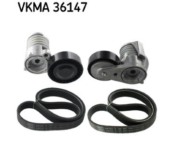 Sada žebrovaných klínových řemenů SKF VKMA 36147