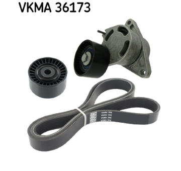Sada žebrovaných klínových řemenů SKF VKMA 36173