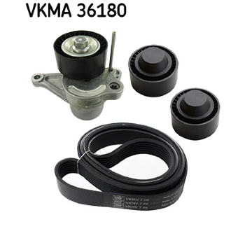 Sada žebrovaných klínových řemenů SKF VKMA 36180