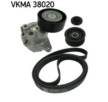 Ozubený klinový remeň - Sada SKF VKMA 38020