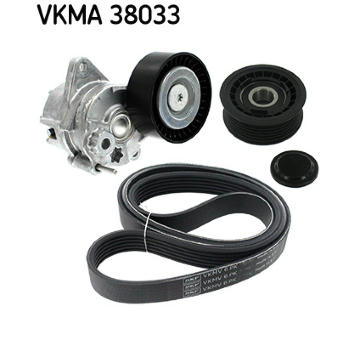 Sada žebrovaných klínových řemenů SKF VKMA 38033