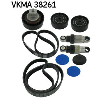 Ozubený klinový remeň - Sada SKF VKMA 38261