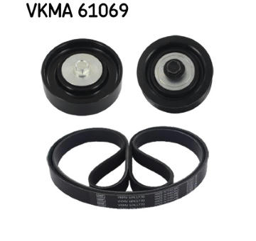 Sada žebrovaných klínových řemenů SKF VKMA 61069