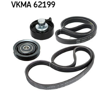 Sada žebrovaných klínových řemenů SKF VKMA 62199