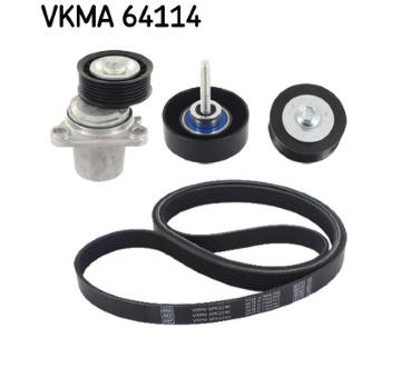 Sada žebrovaných klínových řemenů SKF VKMA 64114