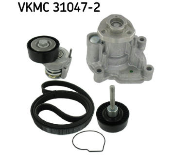 Vodní pumpa + klinový żebrový řemen SKF VKMC 31047-2