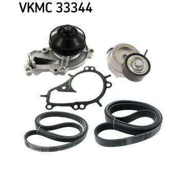 Vodní pumpa + klinový żebrový řemen SKF VKMC 33344