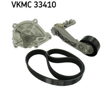 Vodní pumpa + klinový żebrový řemen SKF VKMC 33410
