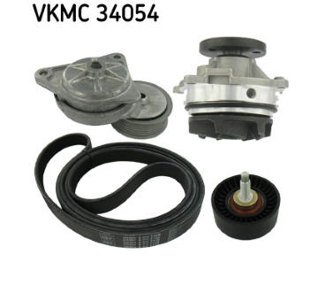 Vodní pumpa + klinový żebrový řemen SKF VKMC 34054