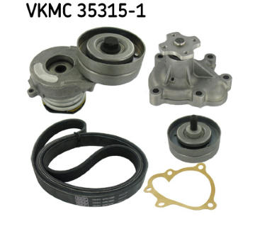 Vodní pumpa + klinový żebrový řemen SKF VKMC 35315-1