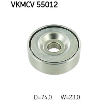 Vratná/vodicí kladka, klínový žebrový řemen SKF VKMCV 55012