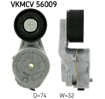 Napínák, žebrovaný klínový řemen SKF VKMCV 56009
