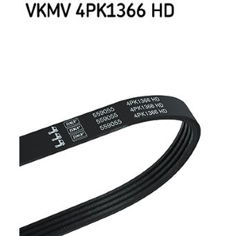 ozubený klínový řemen SKF VKMV 4PK1366 HD