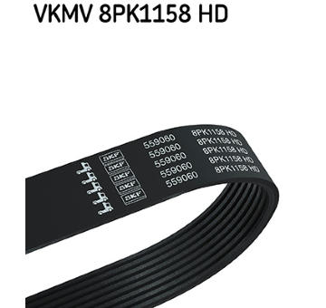 ozubený klínový řemen SKF VKMV 8PK1158 HD