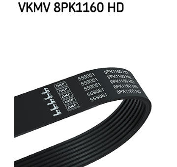 ozubený klínový řemen SKF VKMV 8PK1160 HD