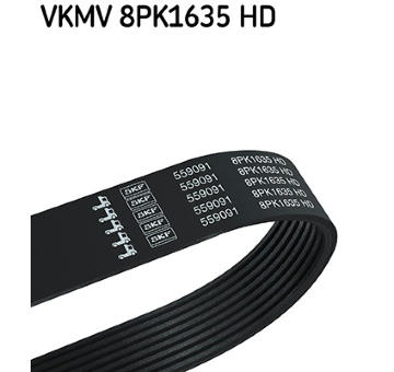 ozubený klínový řemen SKF VKMV 8PK1635 HD