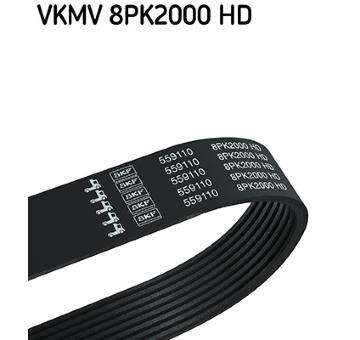 Ozubený klinový remeň SKF VKMV 8PK2000 HD