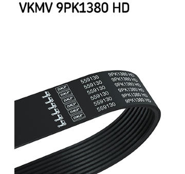 ozubený klínový řemen SKF VKMV 9PK1380 HD