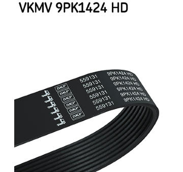 ozubený klínový řemen SKF VKMV 9PK1424 HD