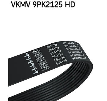 ozubený klínový řemen SKF VKMV 9PK2125 HD