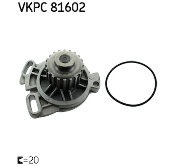 Vodní čerpadlo, chlazení motoru SKF VKPC 81602