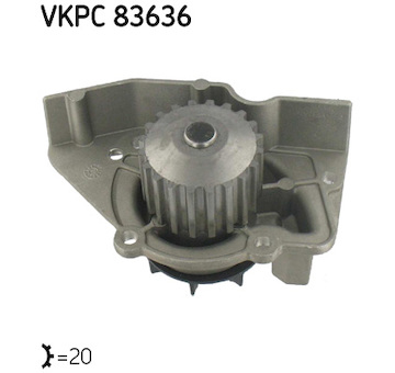 Vodní čerpadlo, chlazení motoru SKF VKPC 83636