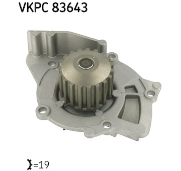 Vodní čerpadlo, chlazení motoru SKF VKPC 83643
