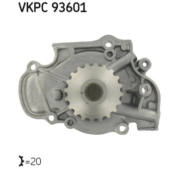 Vodní čerpadlo, chlazení motoru SKF VKPC 93601