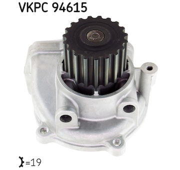 Vodní čerpadlo, chlazení motoru SKF VKPC 94615