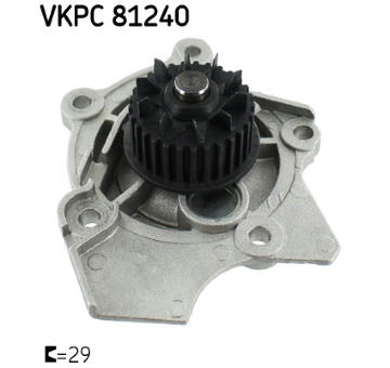 Vodní čerpadlo, chlazení motoru SKF VKPC 81240