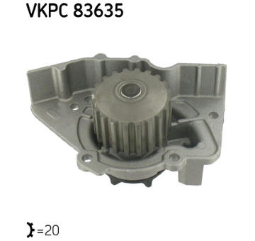 Vodní čerpadlo, chlazení motoru SKF VKPC 83635