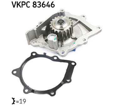 Vodní čerpadlo, chlazení motoru SKF VKPC 83646