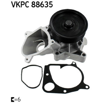 Vodní čerpadlo, chlazení motoru SKF VKPC 88635