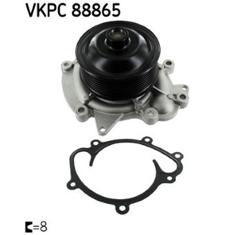 Vodné čerpadlo, chladenie motora SKF VKPC 88865